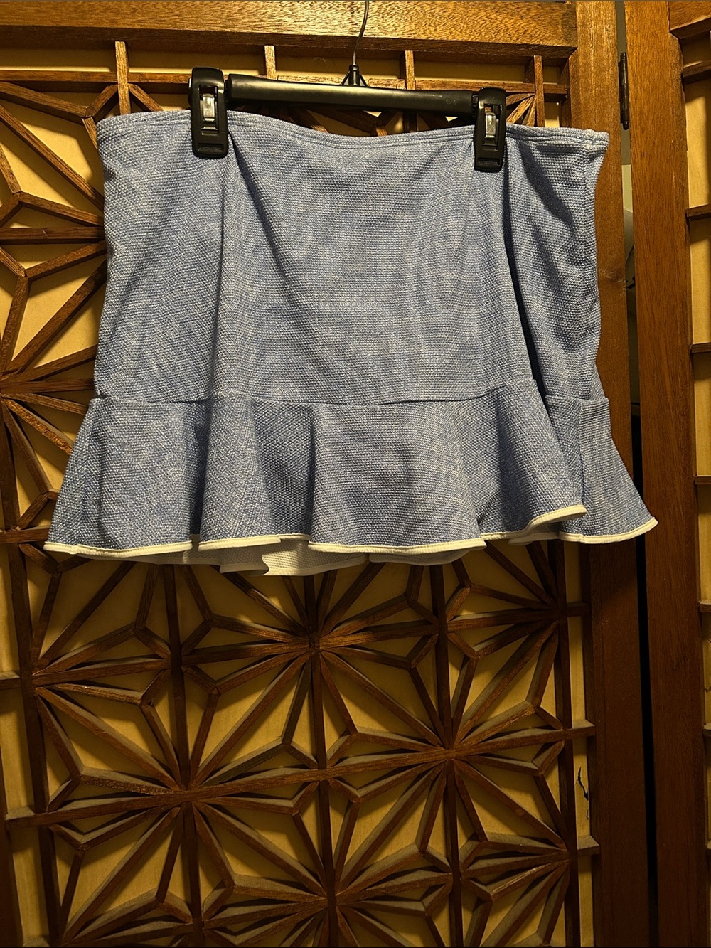 Tommy Bahama Island Cays Cabana Swim Skirt Size XL NWT blue white